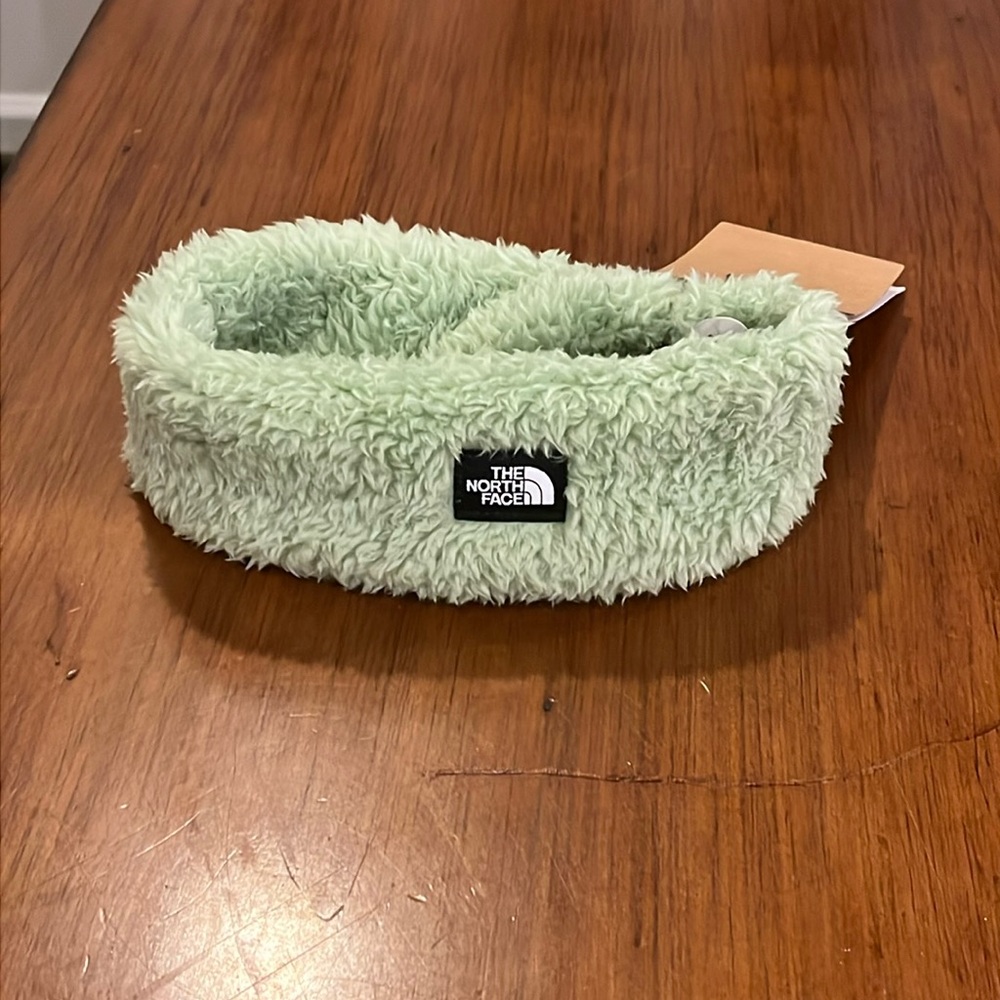 The North Face Suave OSO Earband Headband Winter Misty Sage Green Youth Small